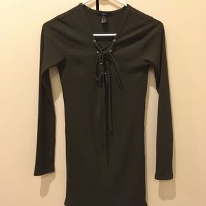 CLOSET CLOSING‼️ 3/$10✨Forever 21 green mini dress